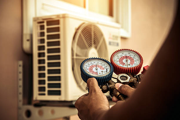 Professional Ductwork Repair technician working in Nashport, OH